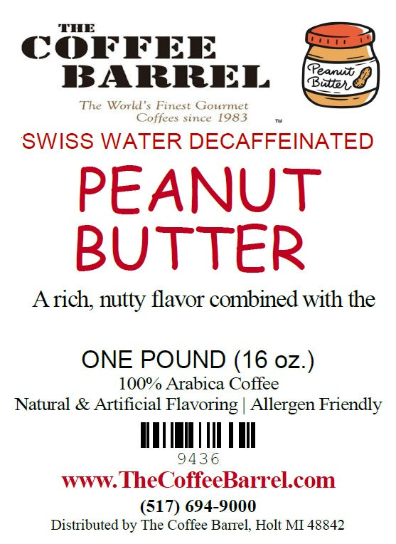 Peanut Butter- Decaffeinated