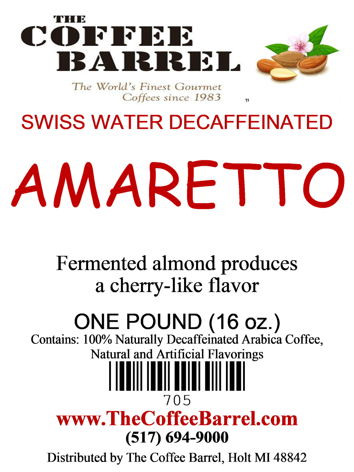 Amaretto- Decaffeinated