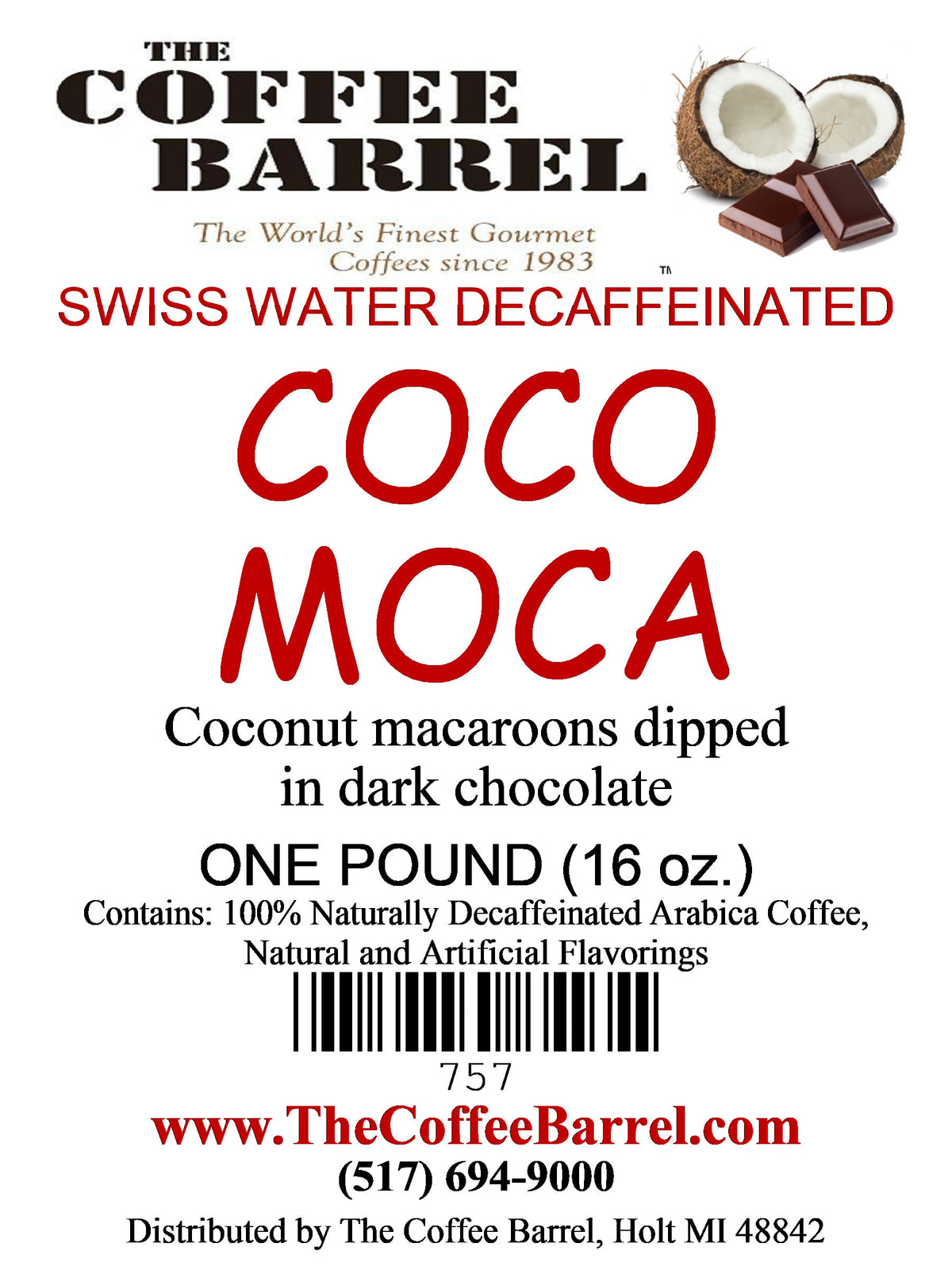 Coco-Moca- Decaffeinated