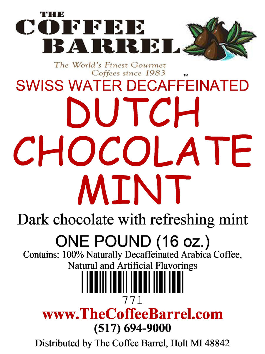 Dutch Chocolate Mint- Decaffeinated