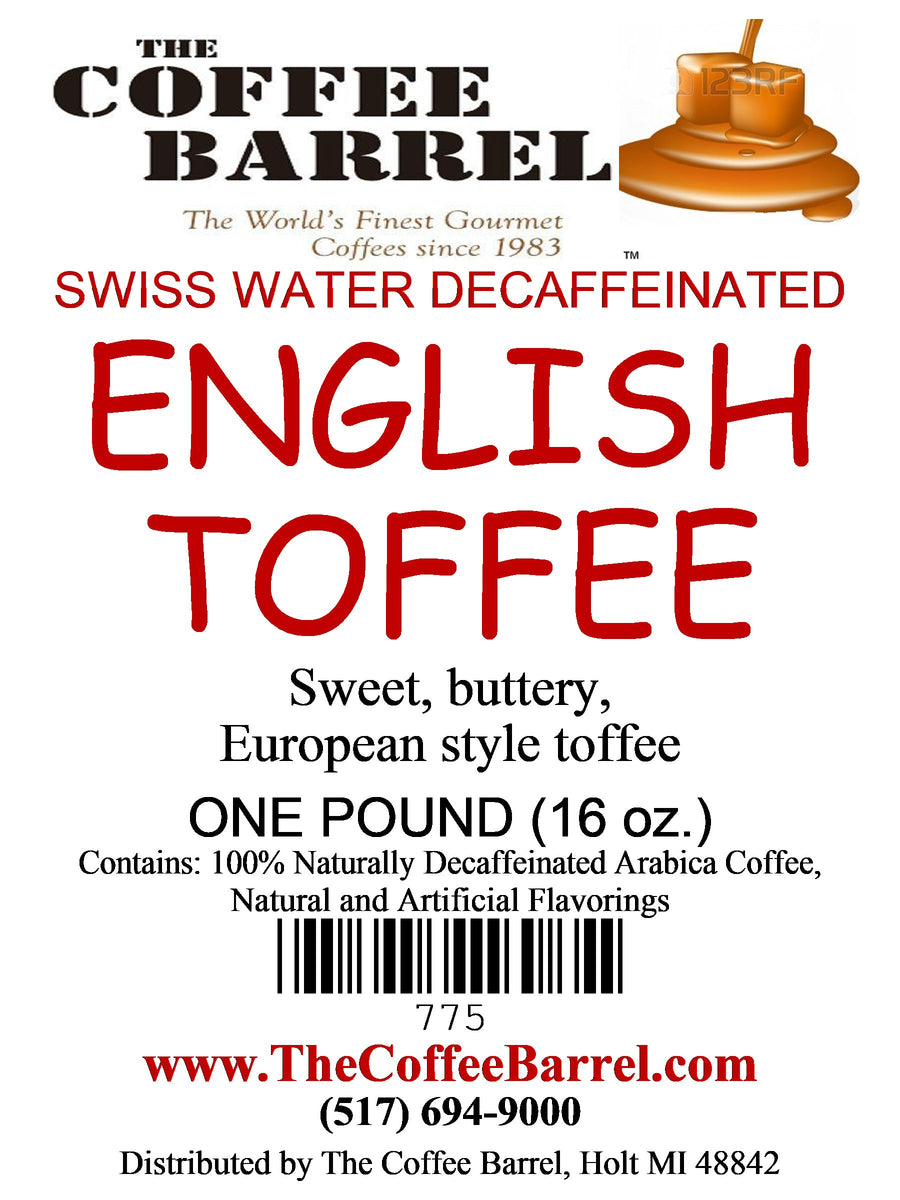 English Toffee- Decaffeinated