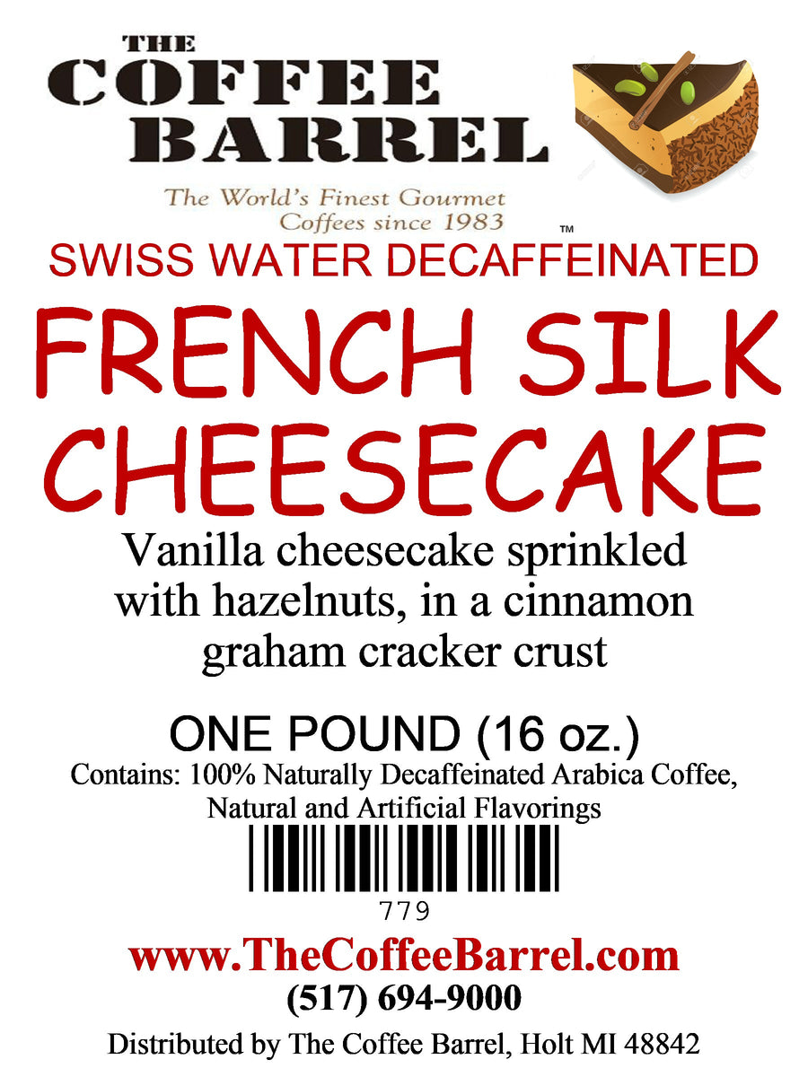French Silk Cheesecake- Decaffeinated