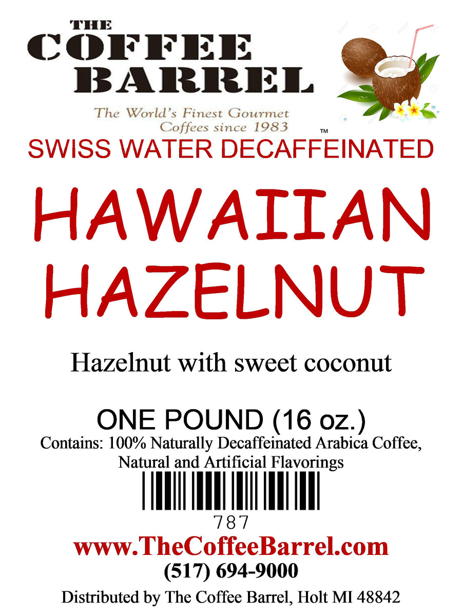 Hawaiian Hazelnut- Decaffeinated