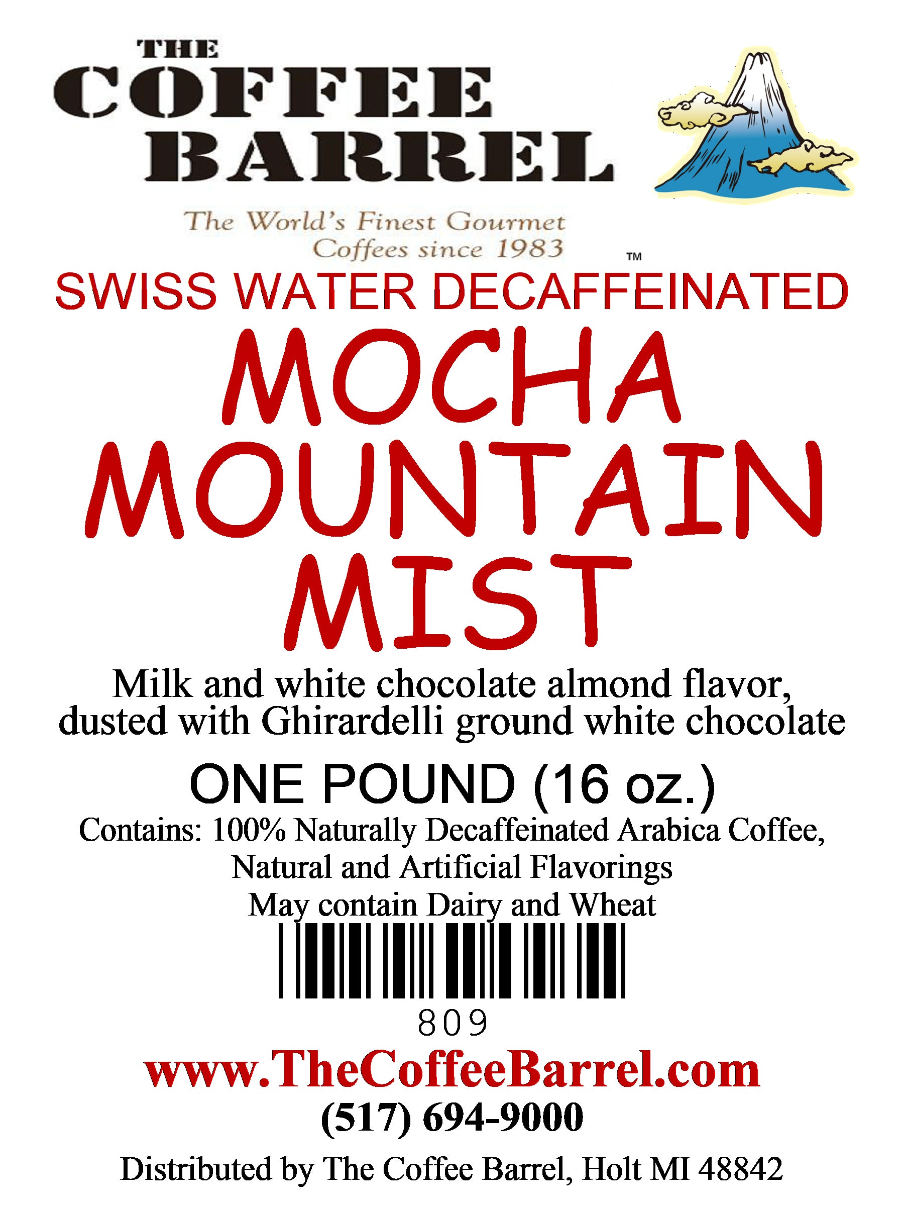 Mocha Mountain Mist – Thecoffeebarrel
