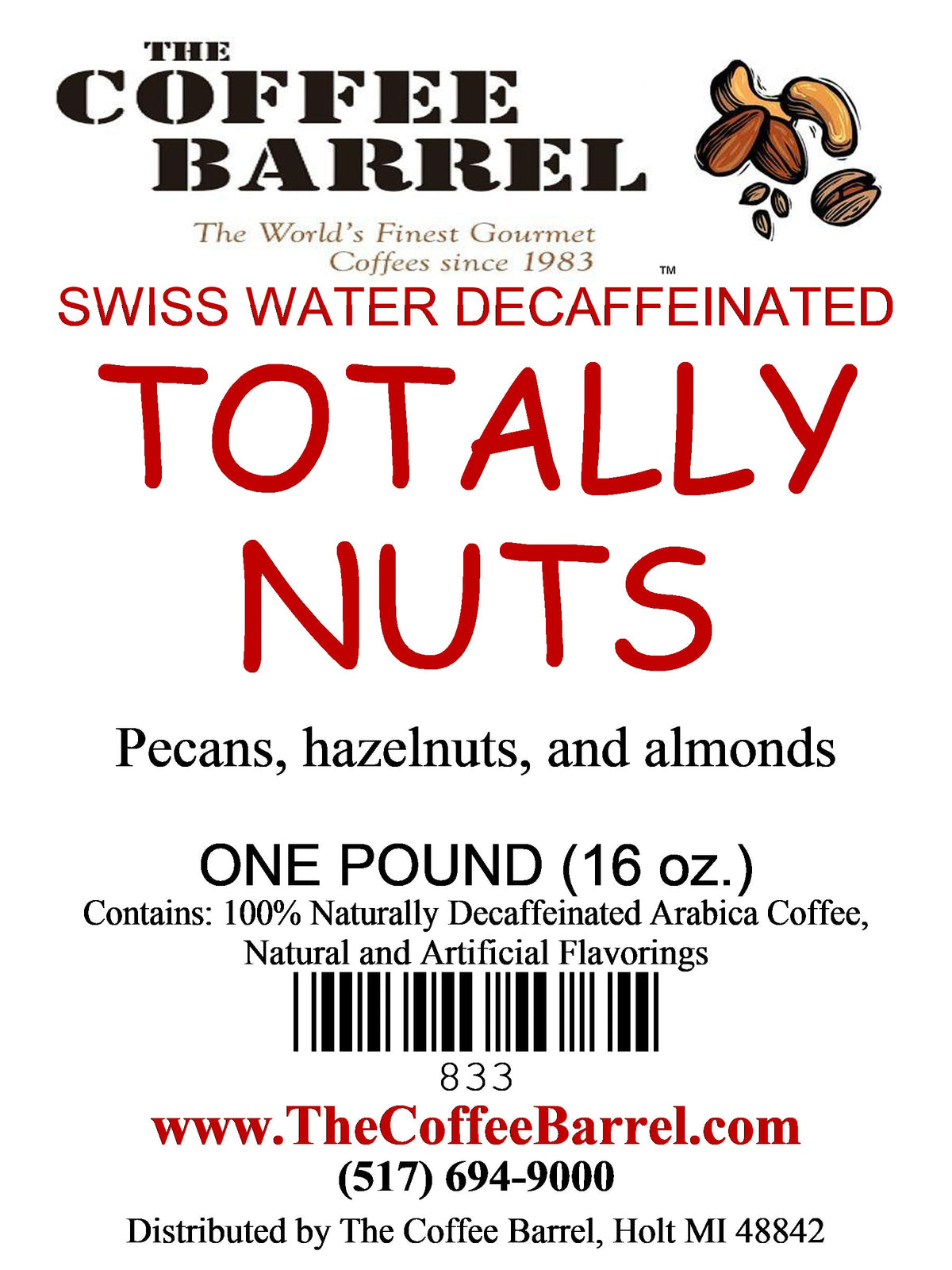 Totally Nuts- Decaffeinated