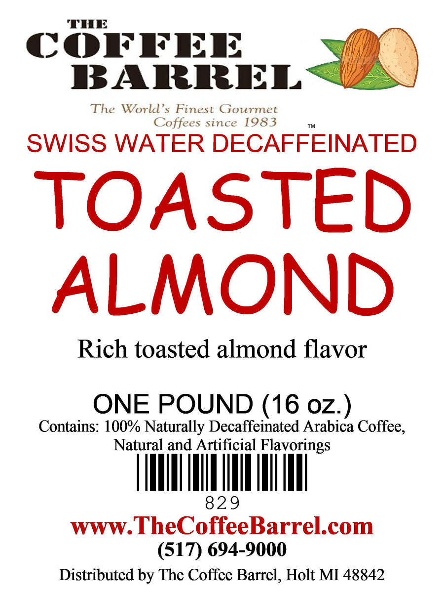 Toasted Almond- Decaffeinated