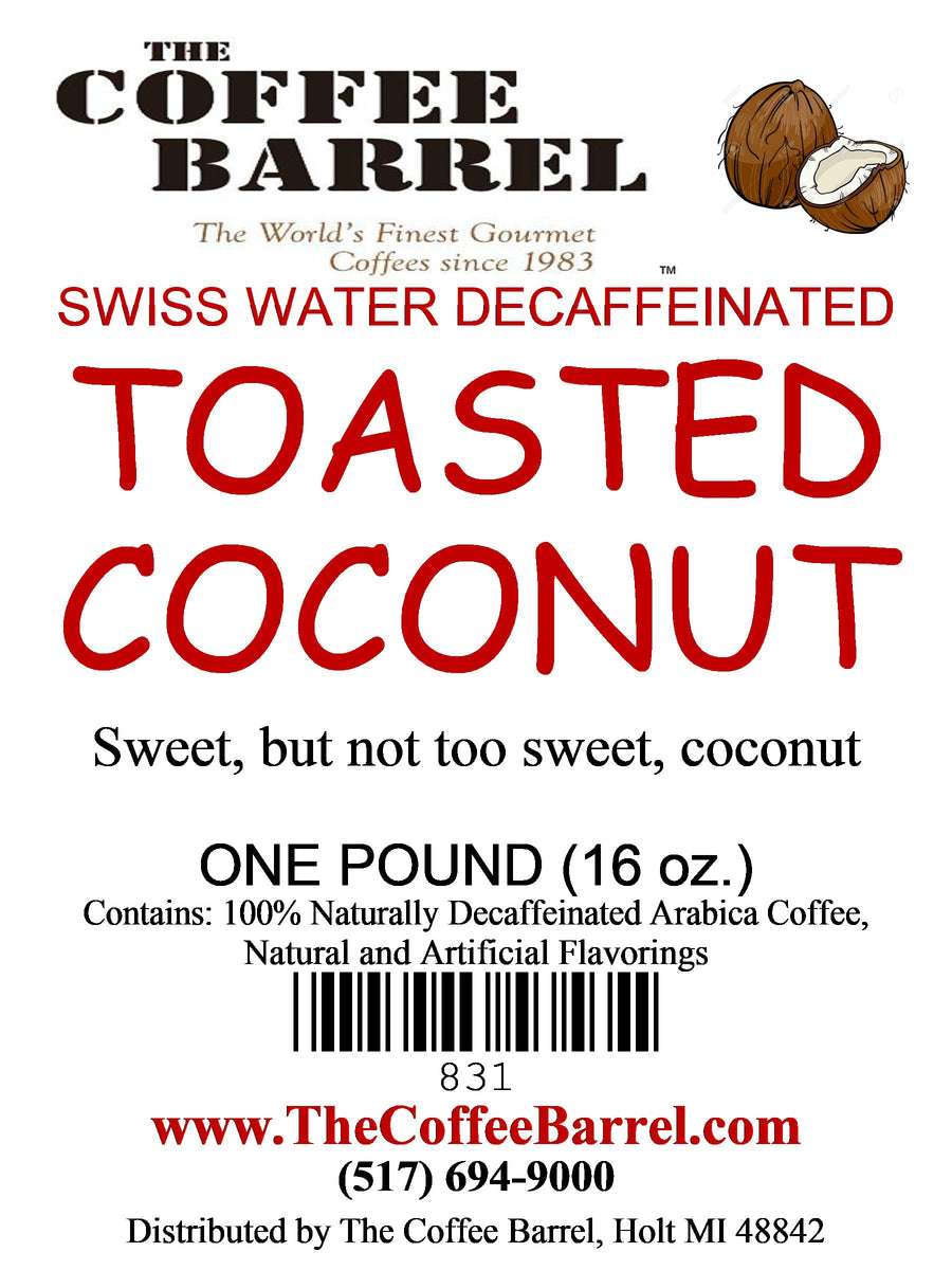 Toasted Coconut- Decaffeinated