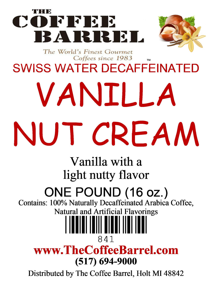 Vanilla Nut Cream- Decaffeinated