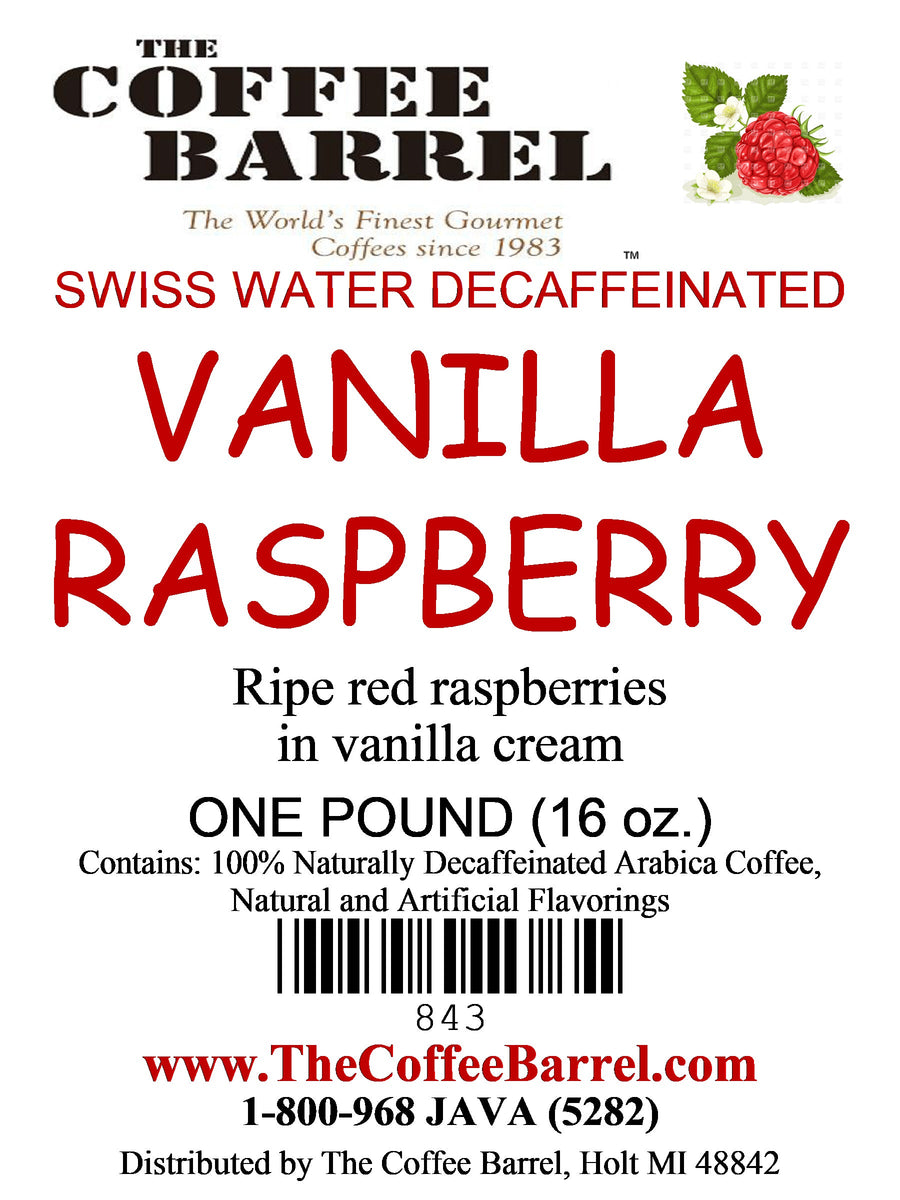 Vanilla Raspberry- Decaffeinated