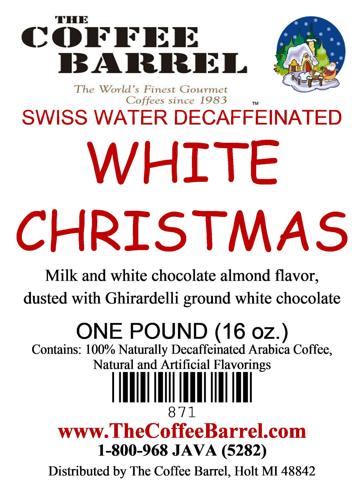 White Christmas- Decaffeinated